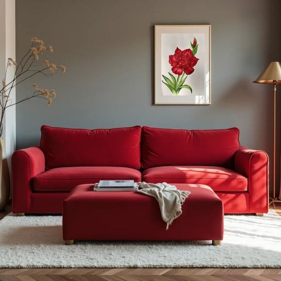 Red Amaryllis Flower