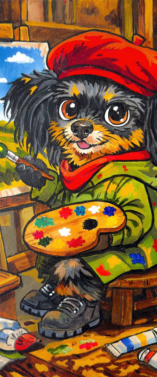 Bon from Lisbon: Little Artist at Work by Irina Kurganskaya