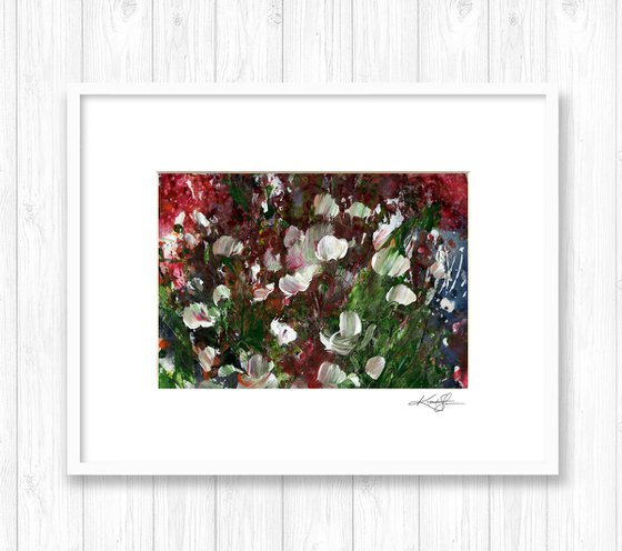 Mystic Garden 3 - Floral Painting by Kathy Morton Stanion