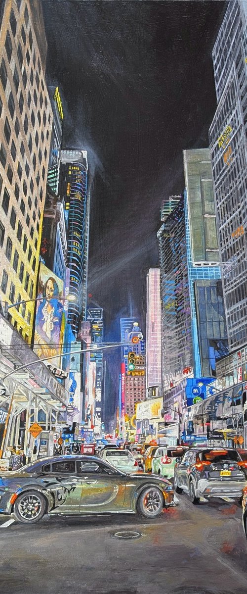 New York at night 6 by Ceri Baker