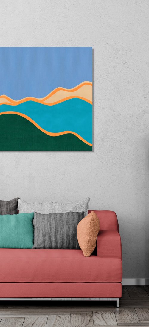 Abstract Landscape #57 by Marina Krylova