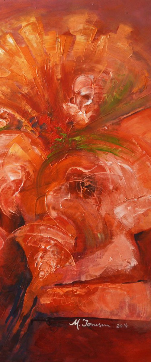 Red Imagination by Mihaela Ionescu