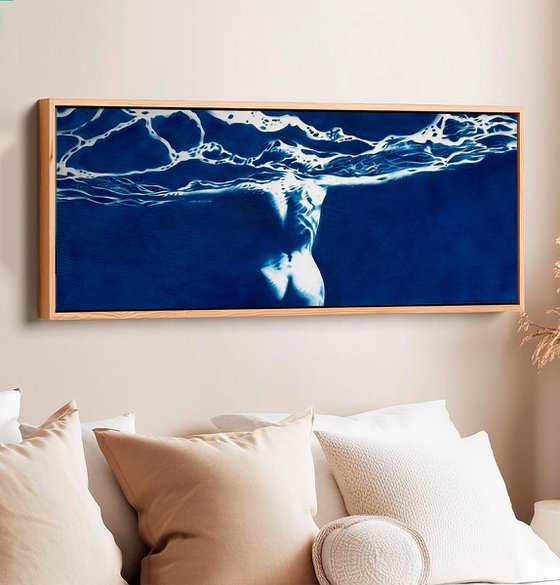 Blue Siren – Large Mythological Water Figure