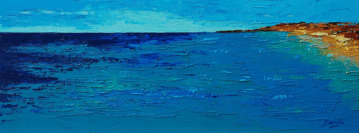 Sines Praya (Ref#:1271-W) By Saroja Van Der Stegen, 21 X 9, Artwork For Sale On Artfinder