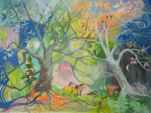 The Interconnectedness of Trees by Eliry Arts