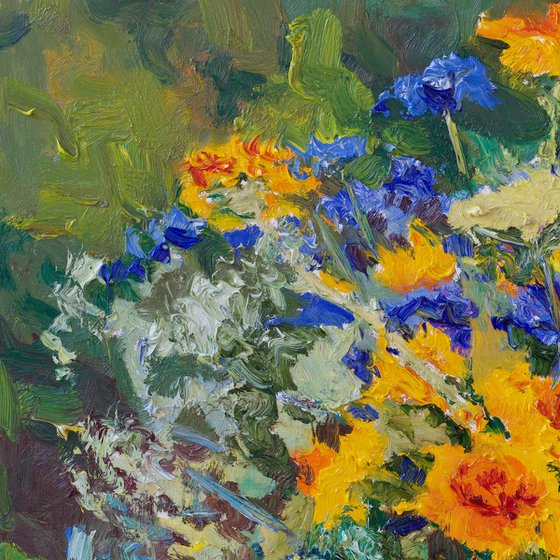 Summer Flowers by the Window