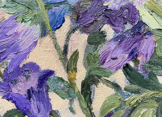 Bouquet of bellflowers