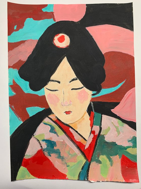 Japanese beauty. Fantasy woman. #6