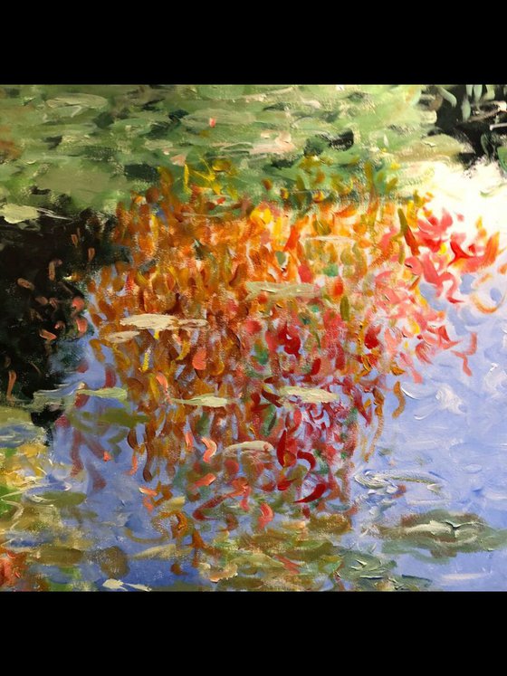 Monets pond autumn