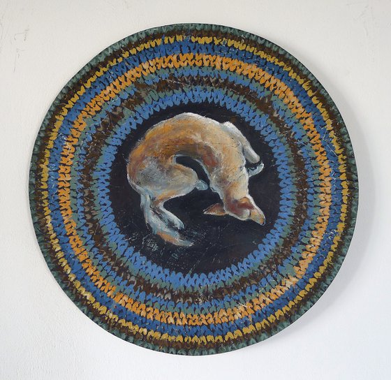 Rug with a Dog. Nala carpet.