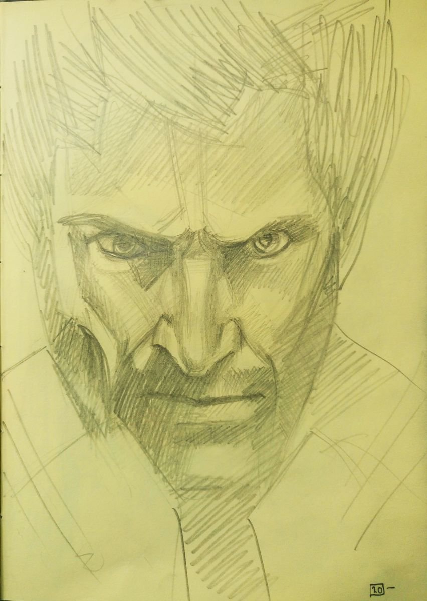 Portrait sketch 2 by Mag Verkhovets