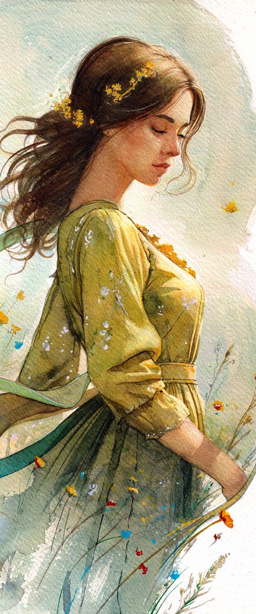 Girl on the last summer day by REME Jr.