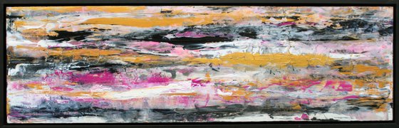 Pink Tidal Flow (Framed)
