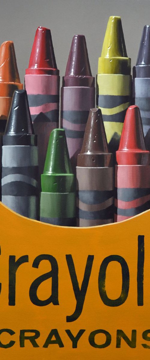 Thirteen Crayons by Peter Slade