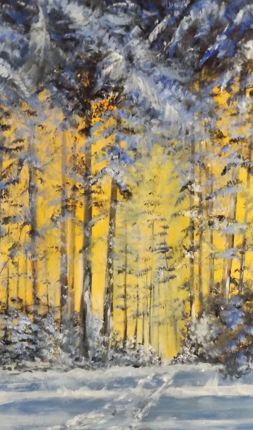 Whispers Among Snow Clad Trees by James Lancaster