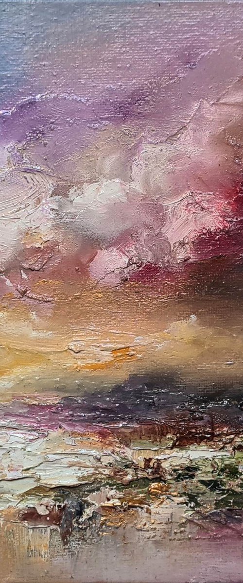 Purple Skies II by Anna Schofield