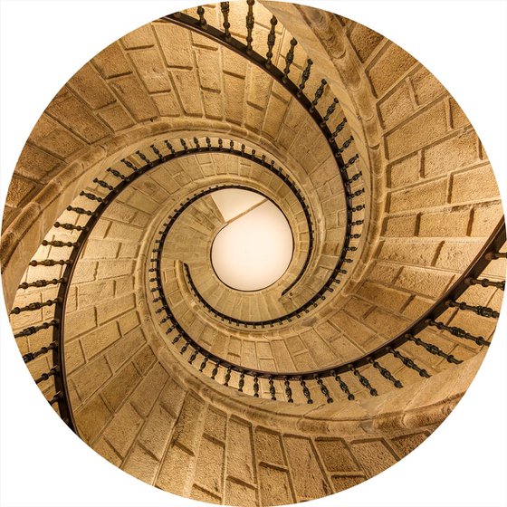 Spiral Stairs (Round, Small, Mounted)