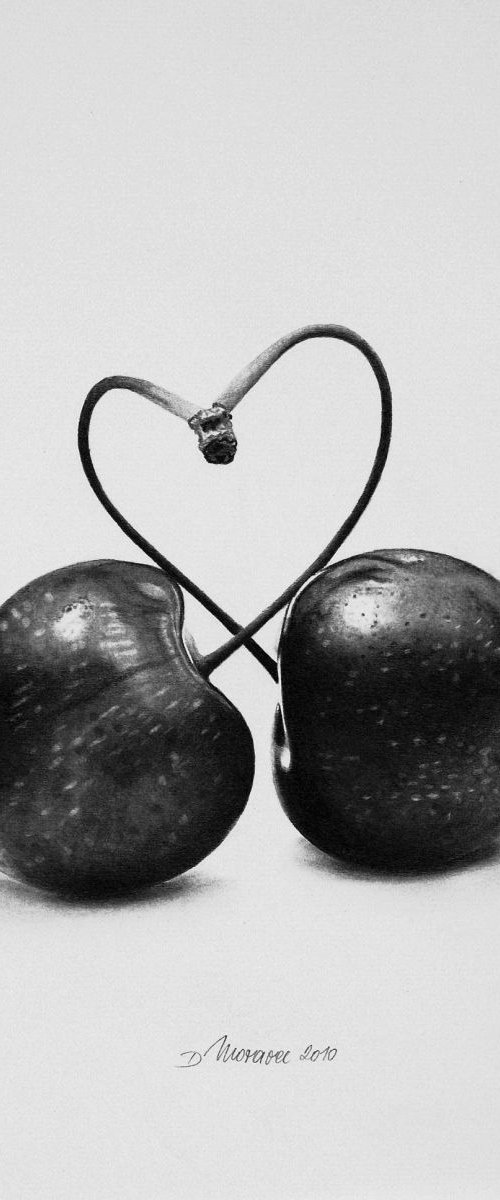 Heart Cherries by Dietrich Moravec