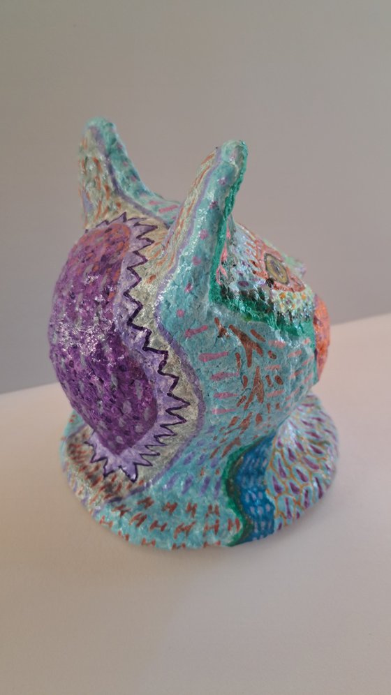 Silly cat, what are they feeding you?