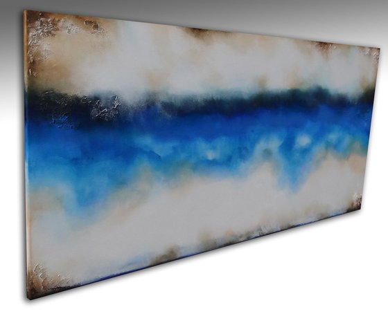 raw blue (140 x 70 cm)