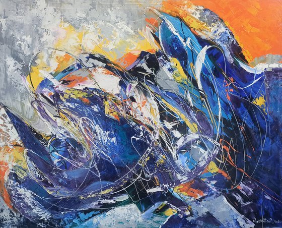 Abstract dream-4 (80x100, oil on canvas)