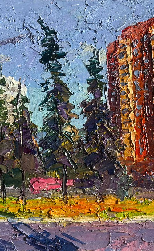 Summer City Park by Boris Serdyuk