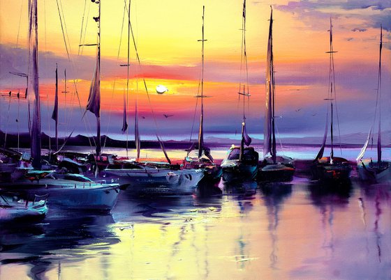 Sunrise on the Adriatic Sea