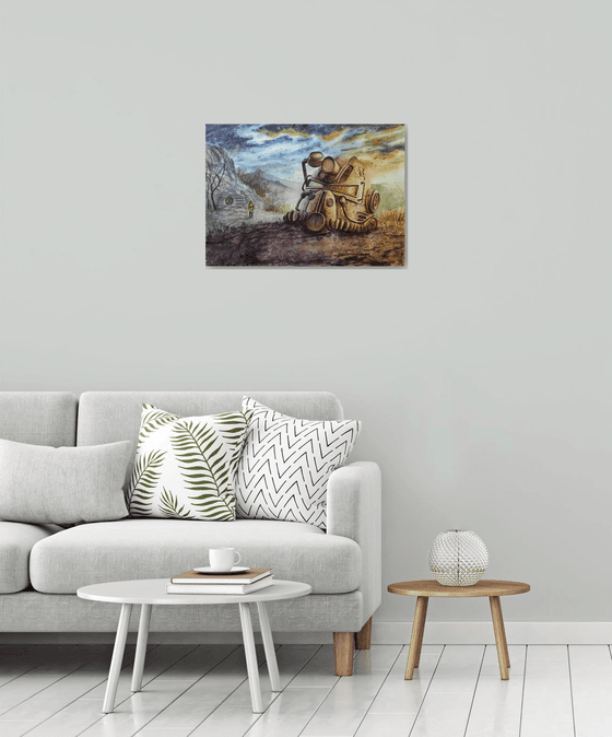 Fallout. Knight helmet