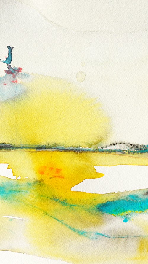 Landscape 21-2 30x22cm / 12x9 in by jelena b