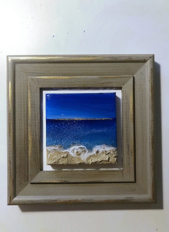 Ocean Waves miniature painting