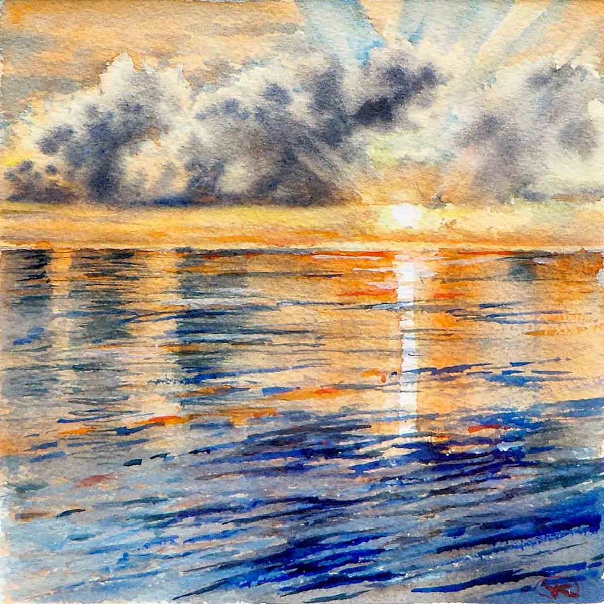 Sunset - framed by Violetta Kurbanova