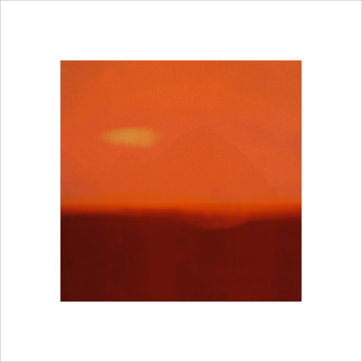 Abstract Landscape Giclee Print By Paul Harrison, 30 X 30", Buachallie Etive Mor #2 Sco, Original Artwork