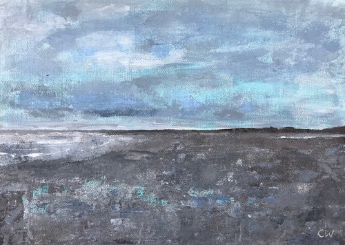 Coastal Blue - North Norfolk Coast - Seascape 7 by Catherine Winget