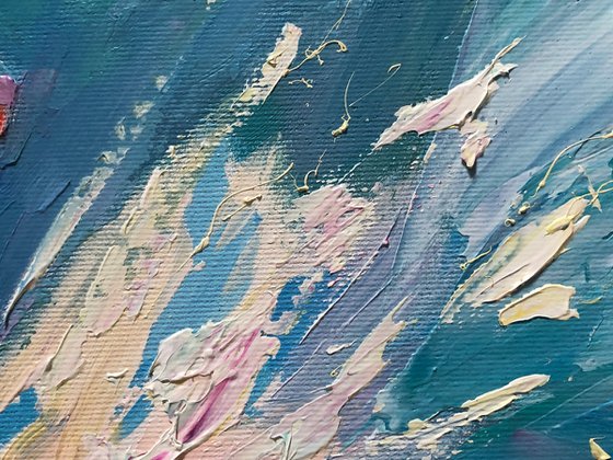 Running on Water| Impressionist Figurative