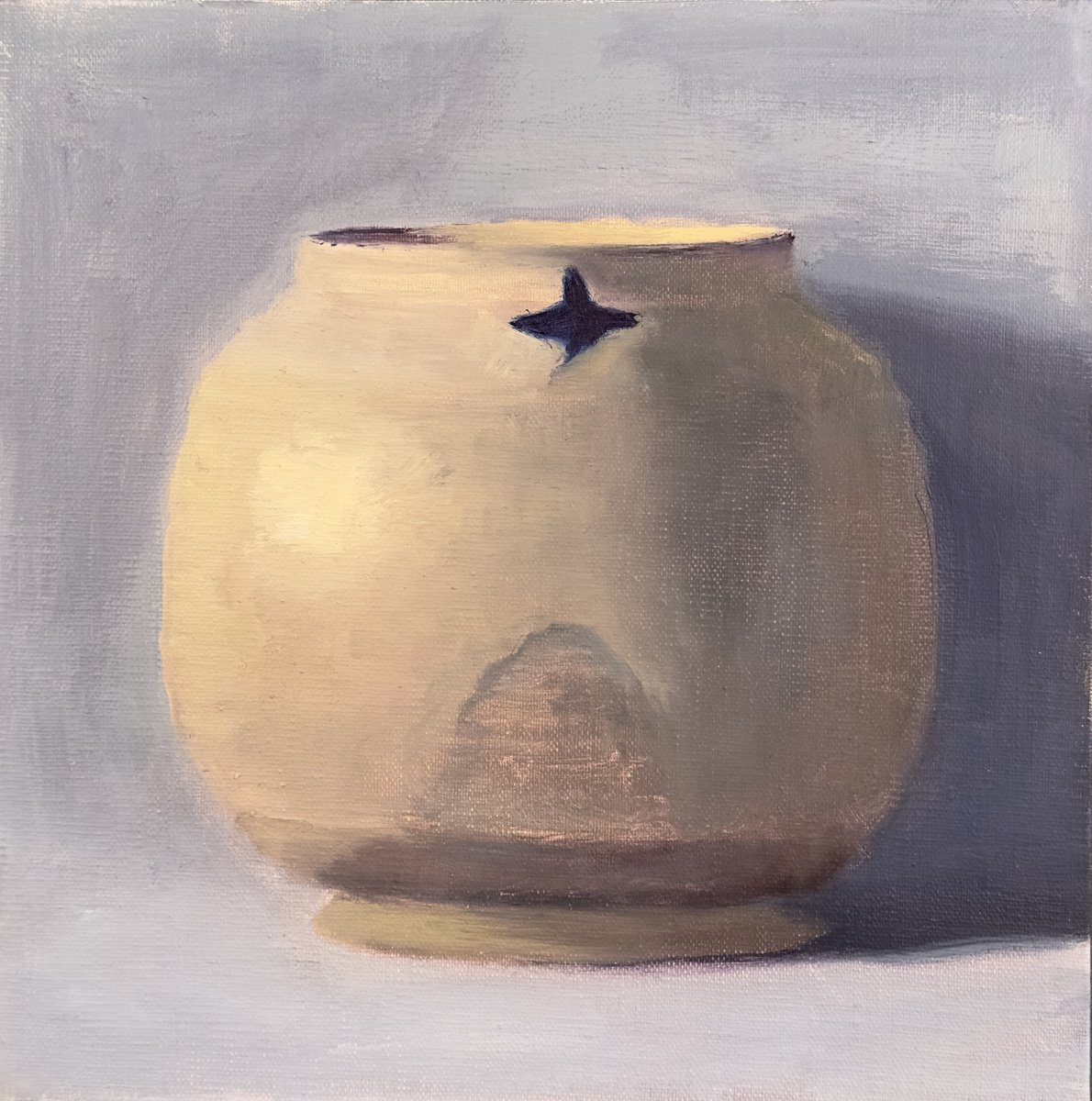 White Clay Pot by Elizabeth B. Tucker