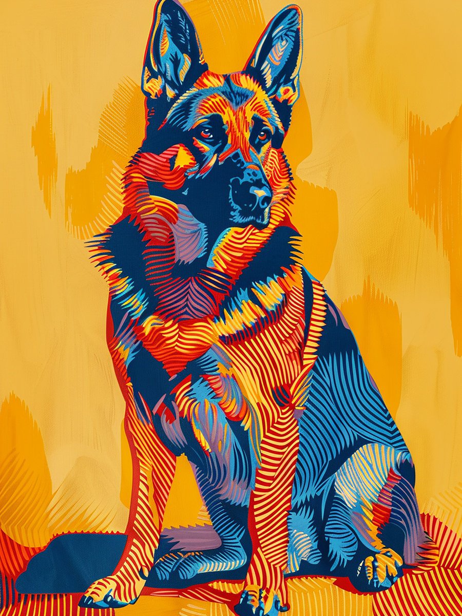 German Shepherd by Kosta Morr