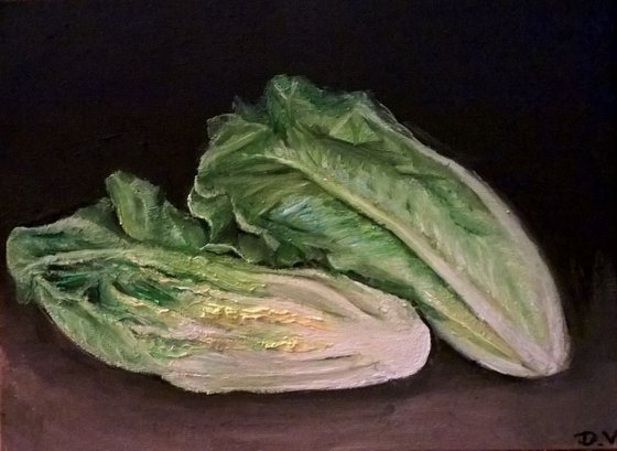 lettuce still life