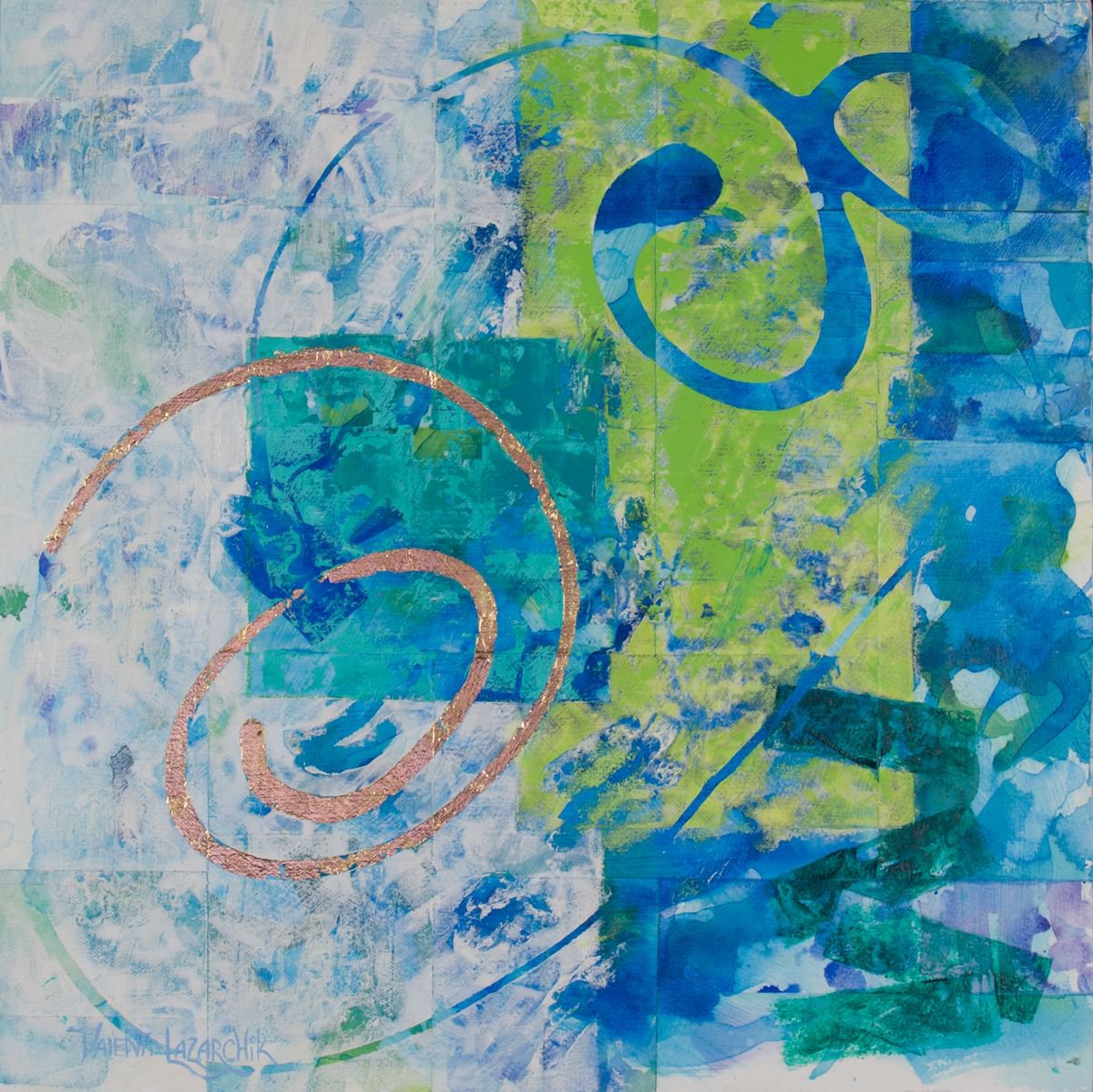 Quartet 212 (20 x 20) by Gina Valenti-Lazarchik