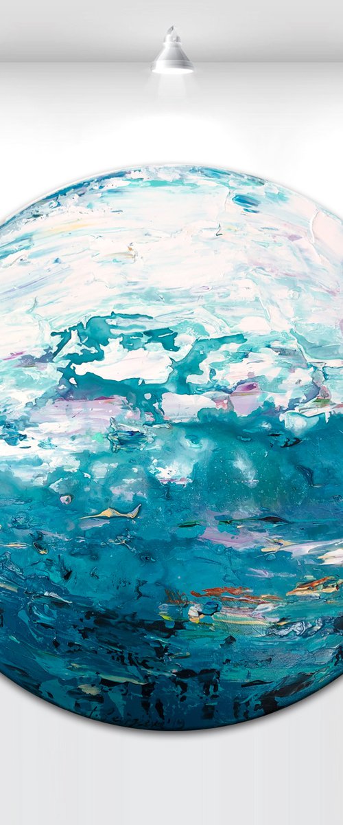 'Southern shores' - 30x30” by Tatiana Georgieva