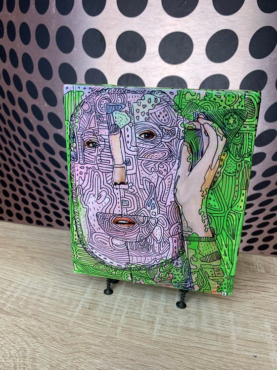 Wood human #69