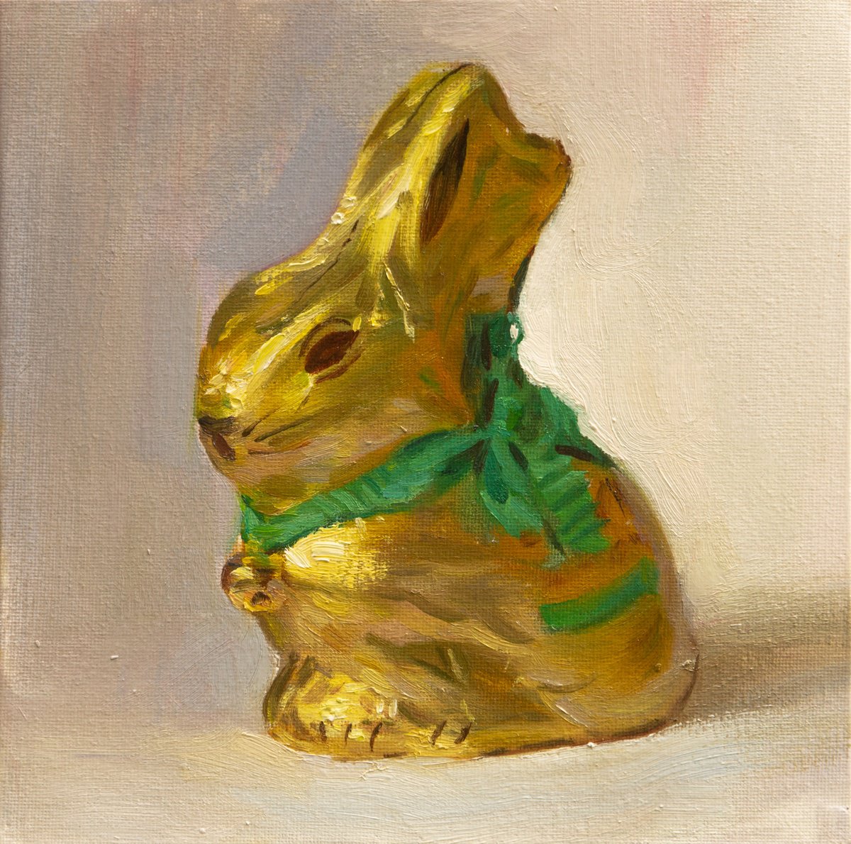 Gold bunny3 by Anastasia Borodina