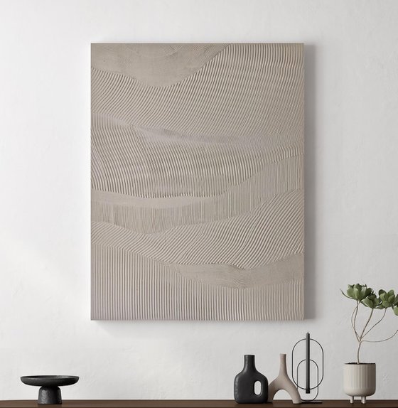 "Rye" Abstract high textured acrylic art