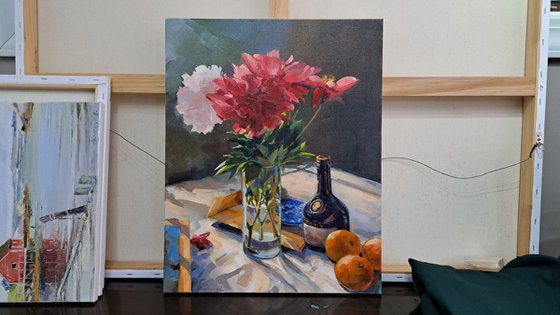 Peonies (16x20")