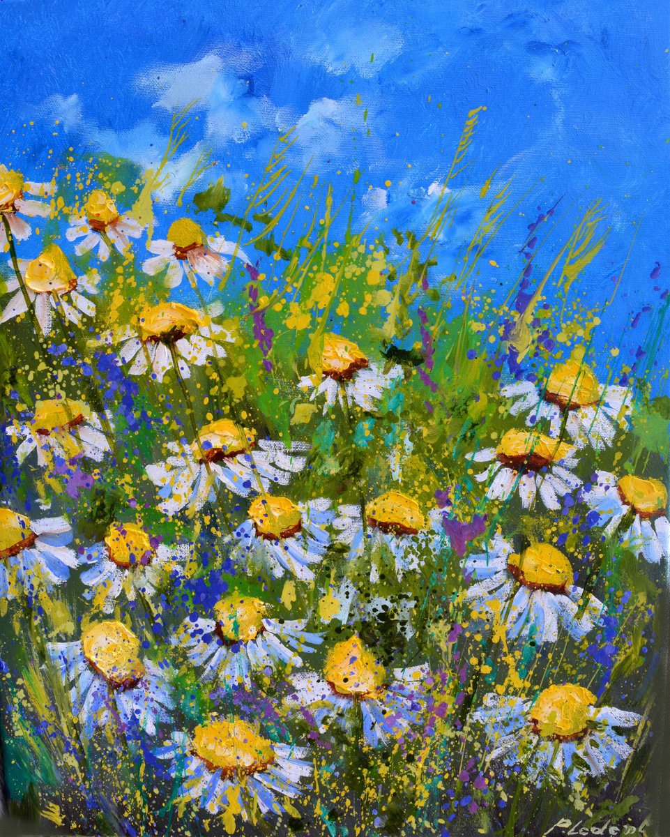 Daisies By Pol Henry Ledent, 16 X 20, Artwork For Sale On Artfinder