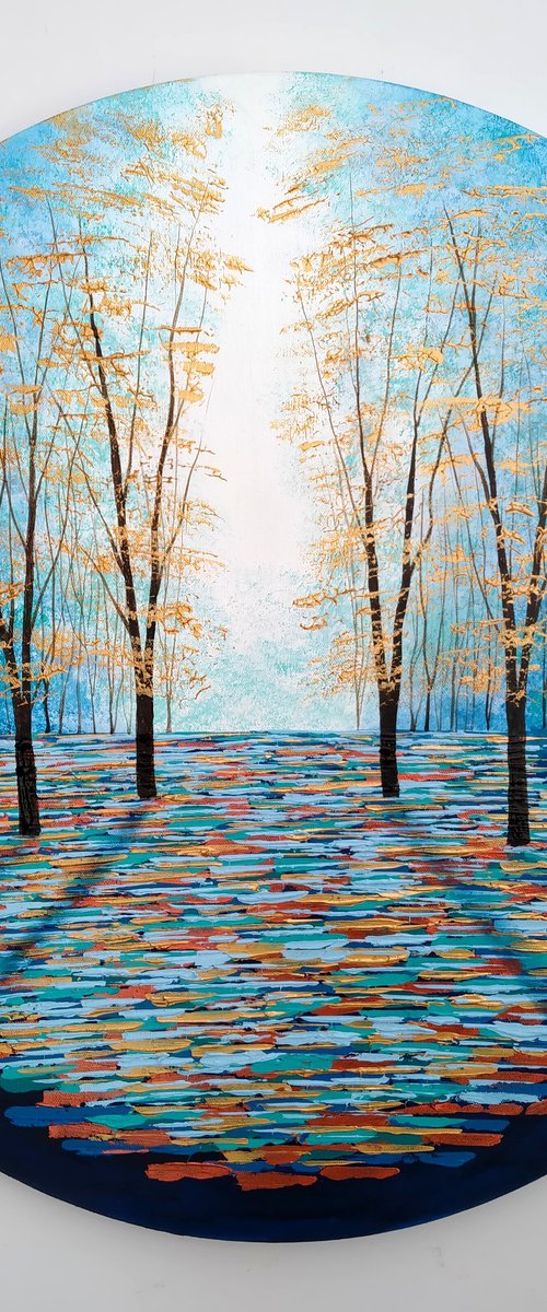Shimmering Forest Glade by Amanda Horvath