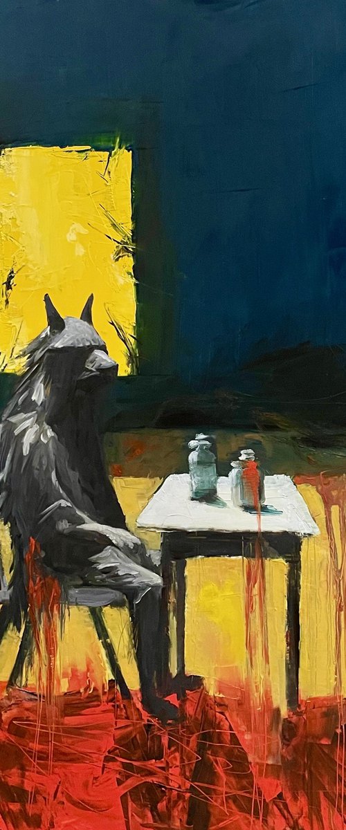 The Werewolf Often Dines Alone by Lola Jovan