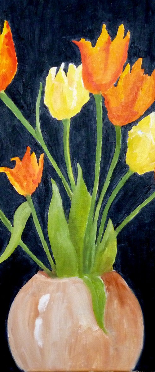 Tulips from my Garden by Maddalena Pacini