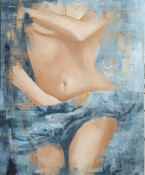 What if? - erotic art, nude, body, naked woman, home decor by Olesya Izmaylova
