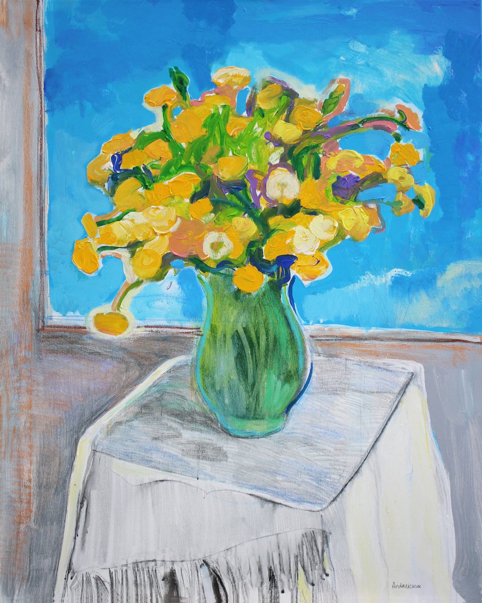  Dandelions By Artem Andreichuk, 31 X 39, Artwork For Sale On Artfinder