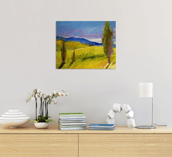 Abstract Landscape painting